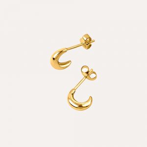 Dinny Hall Bijou Crescent Mini Hoop Earrings