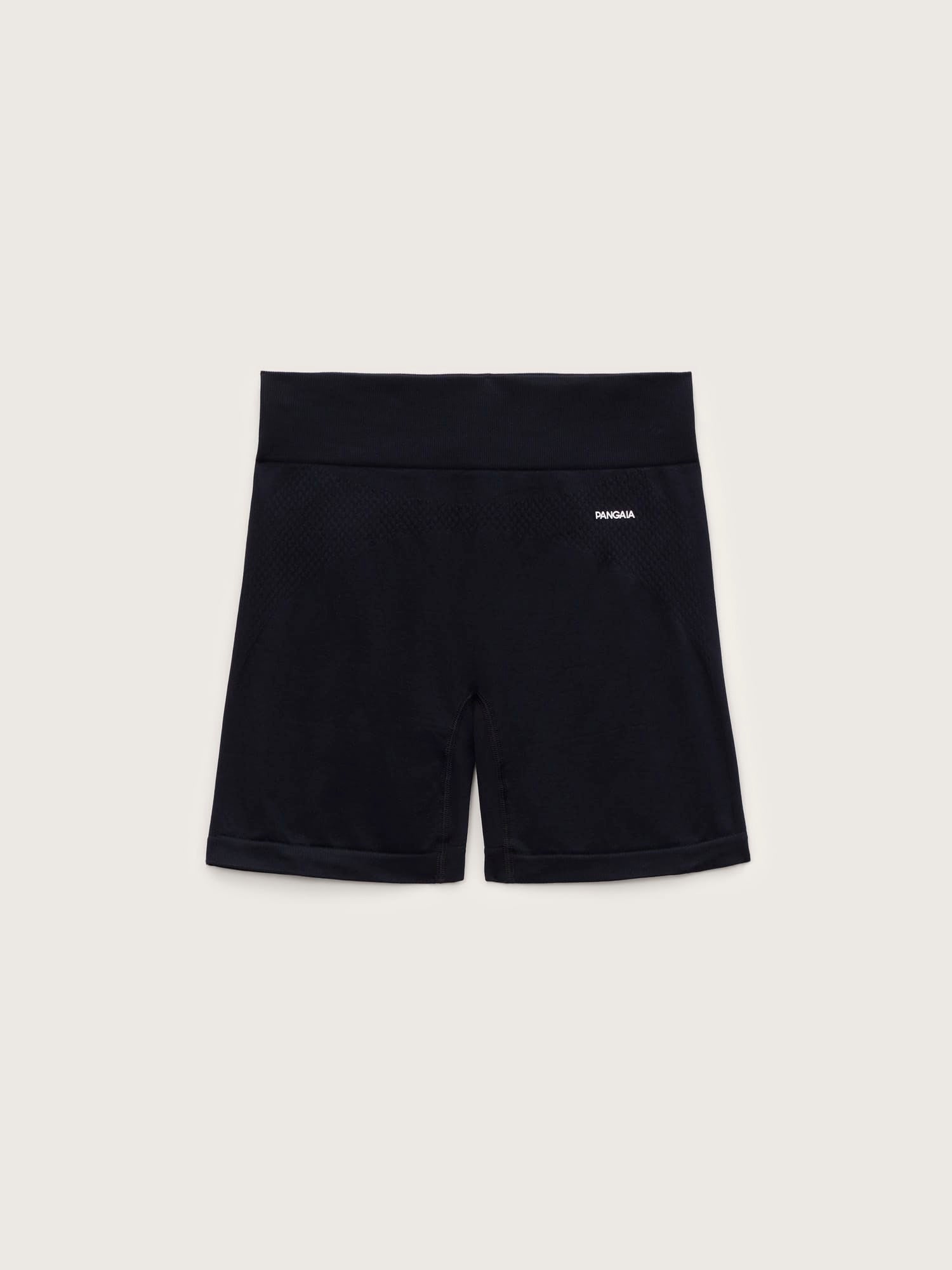 Pangaia Womens Bio-Based Cycle Shorts—Black
