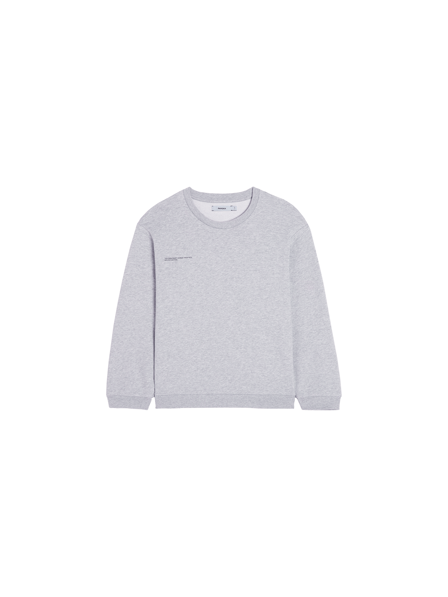 Pangaia Kids' 365 Midweight Sweatshirt—grey marl