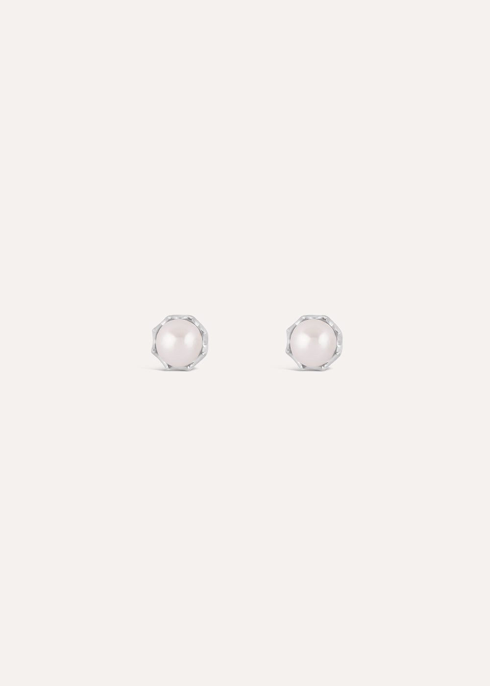 Dinny Hall Gem-Drop Freshwater Pearl Stud Earrings