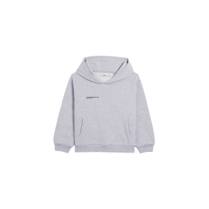 Pangaia Kids' 365 Midweight Hoodie—grey marl