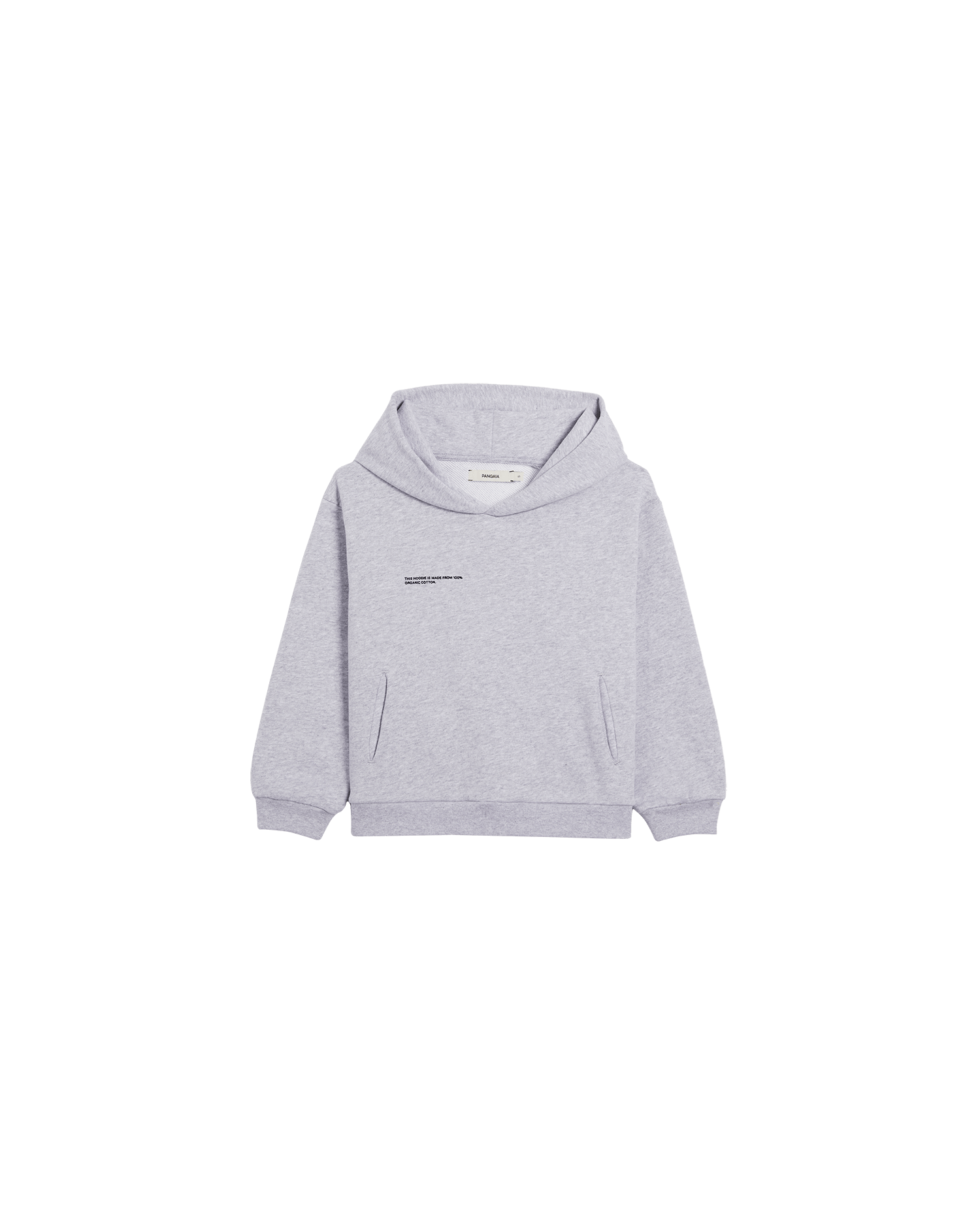Pangaia Kids' 365 Midweight Hoodie—grey marl