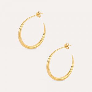 Dinny Hall Signature Tapering Hoop Earrings
