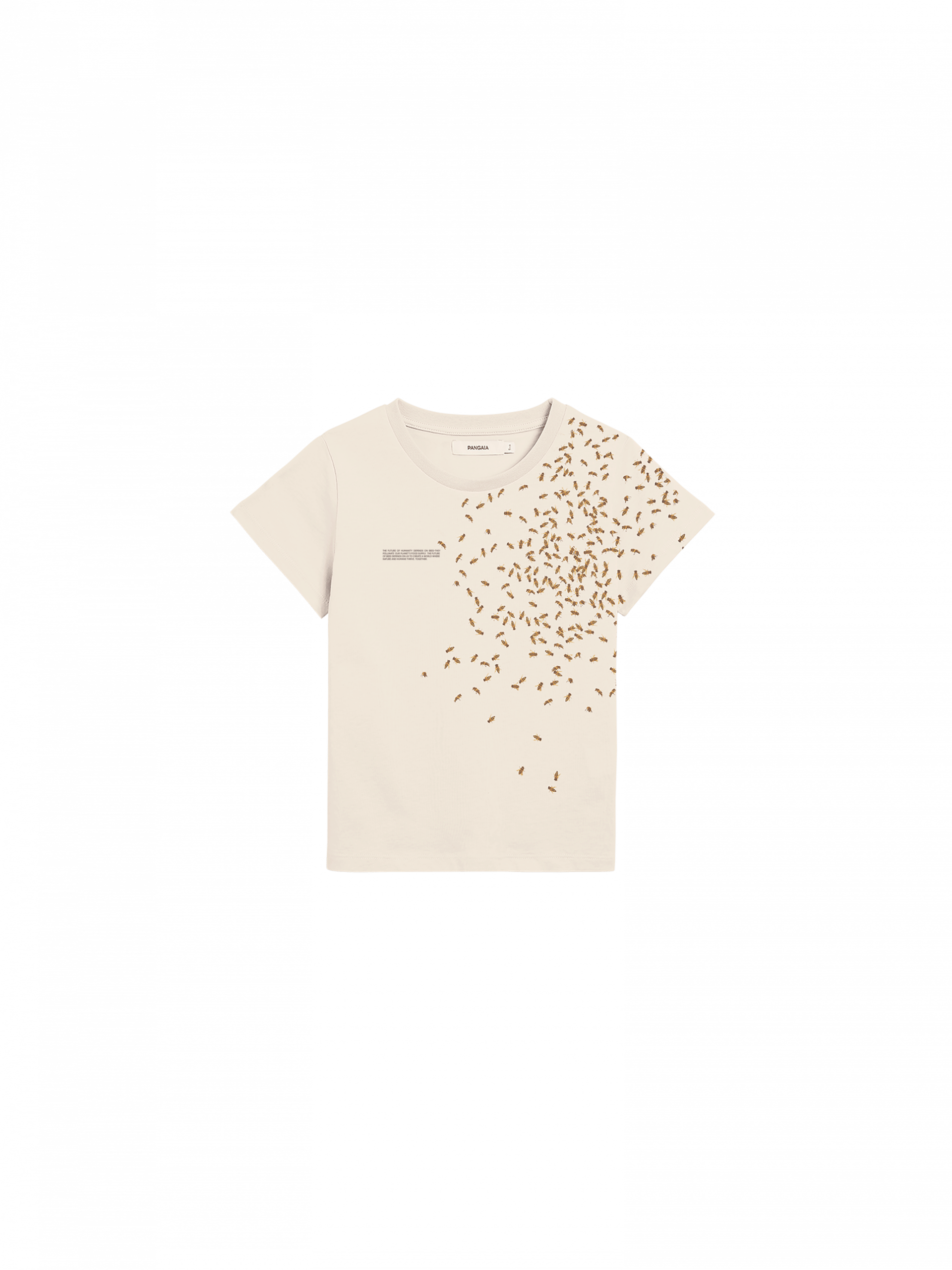 Pangaia Kids' Bee:wild T-shirt—Undyed