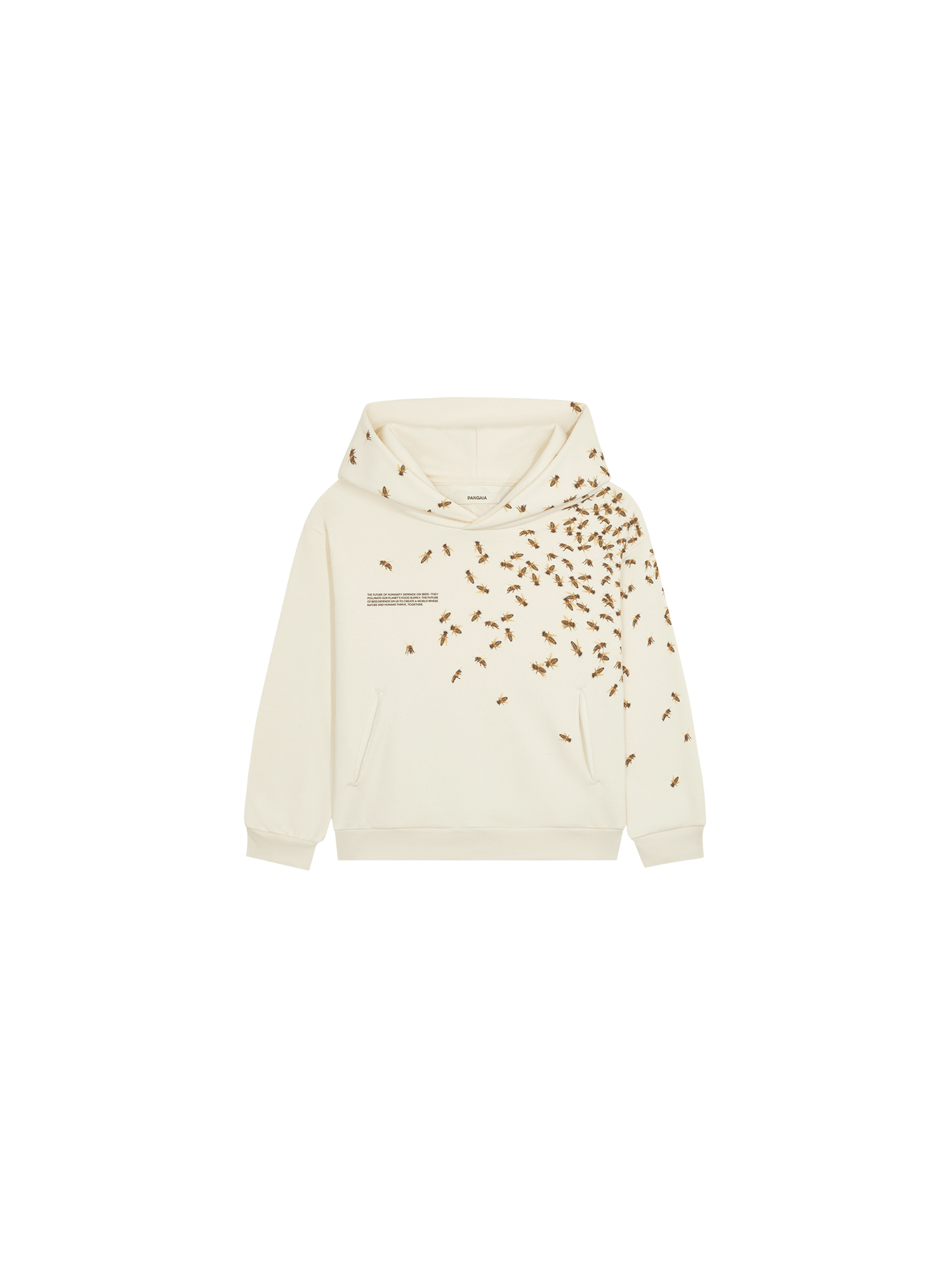 Pangaia Kids' Bee:wild Hoodie—Undyed