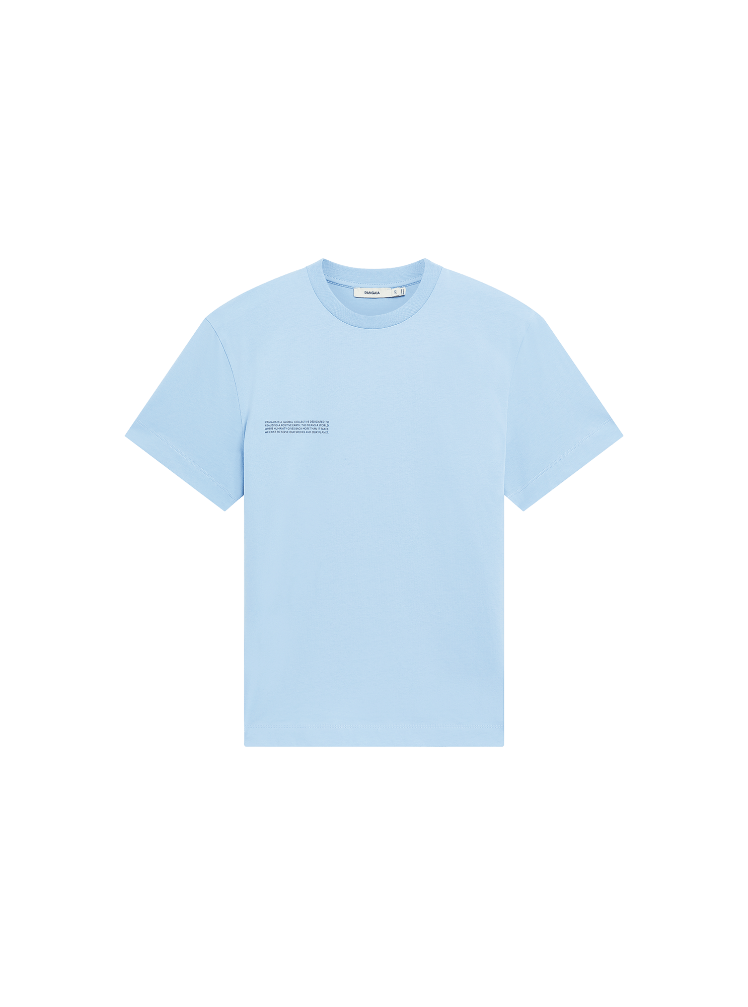 Pangaia Mens 365 Midweight T-shirt—Dewdrop Blue