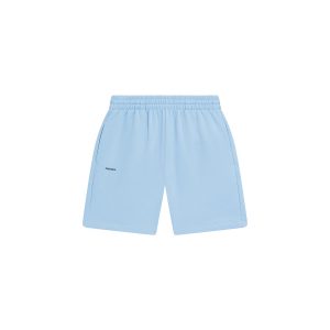 Pangaia Kids' 365 Midweight Long Shorts—Dewdrop Blue