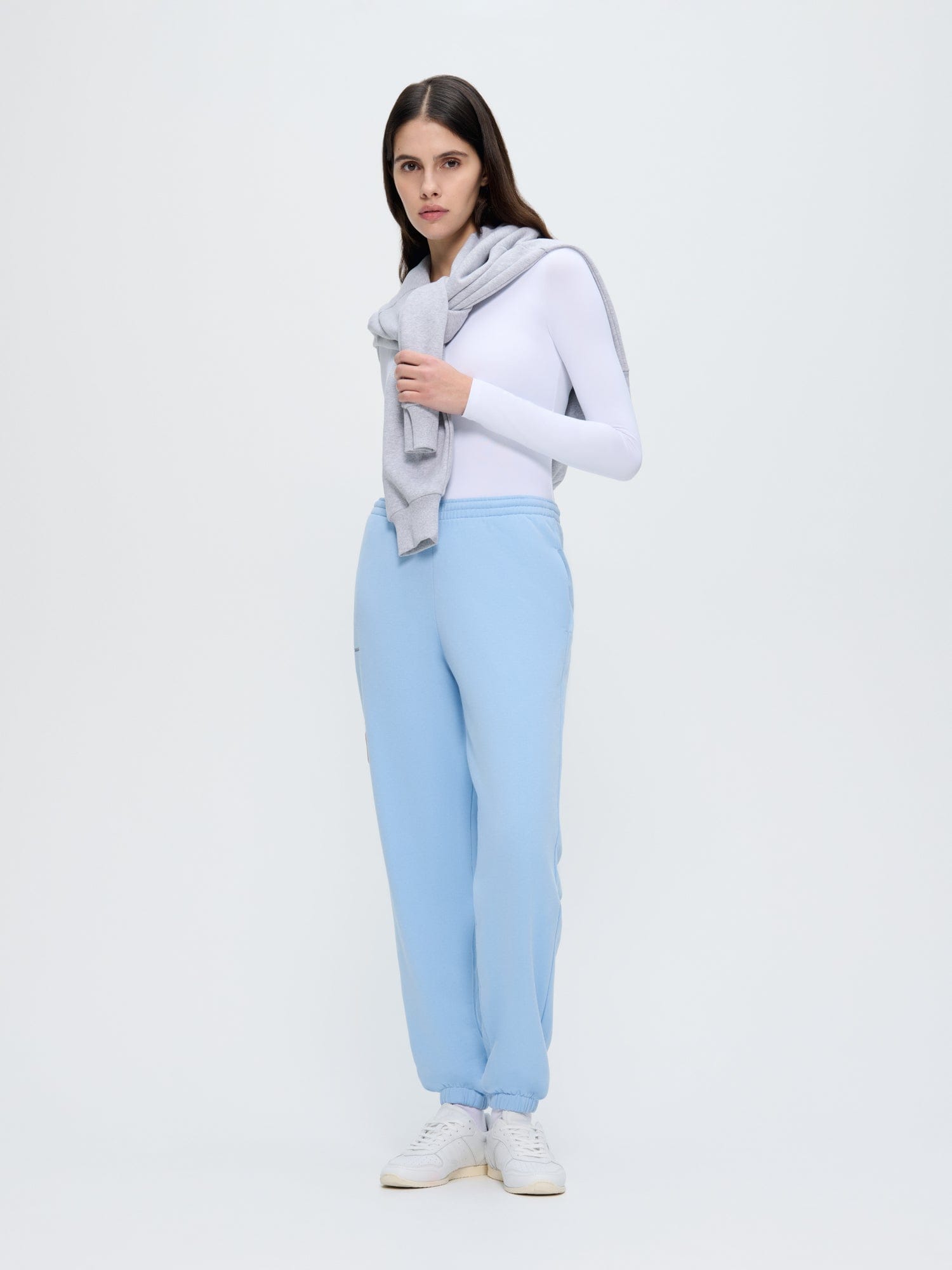 Pangaia Womens 365 Midweight Track Pants—Dewdrop Blue