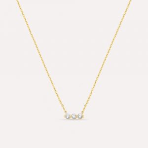 Dinny Hall Shuga Lab-Grown Diamond Bar Necklace
