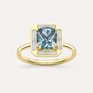 Dinny Hall Heni Blue Sapphire & Diamond Ring