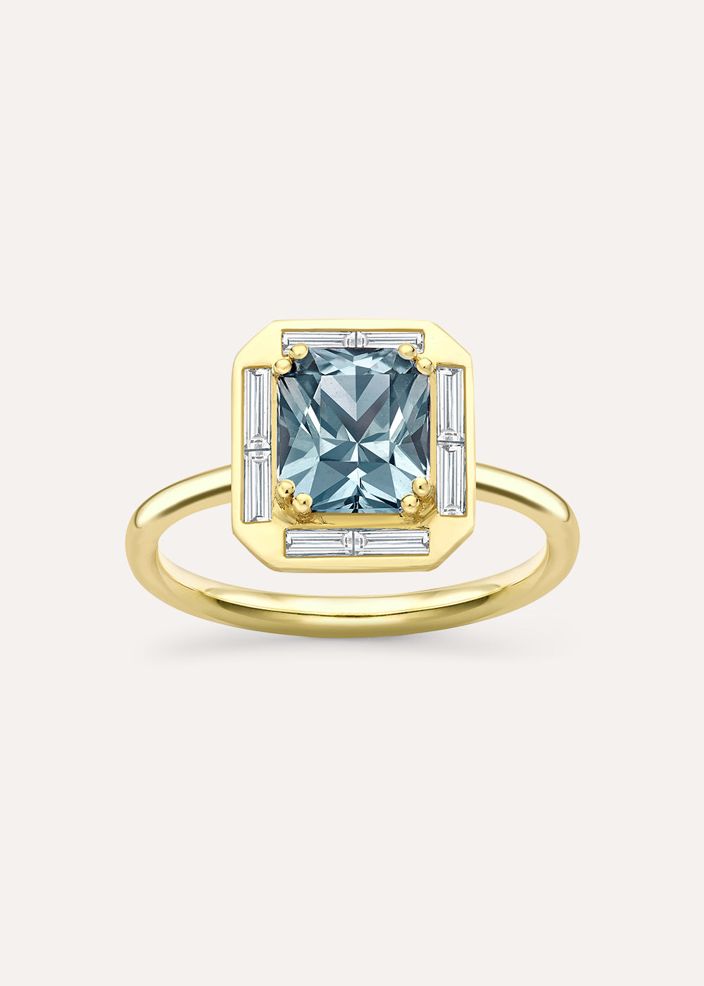 Dinny Hall Heni Blue Sapphire & Diamond Ring
