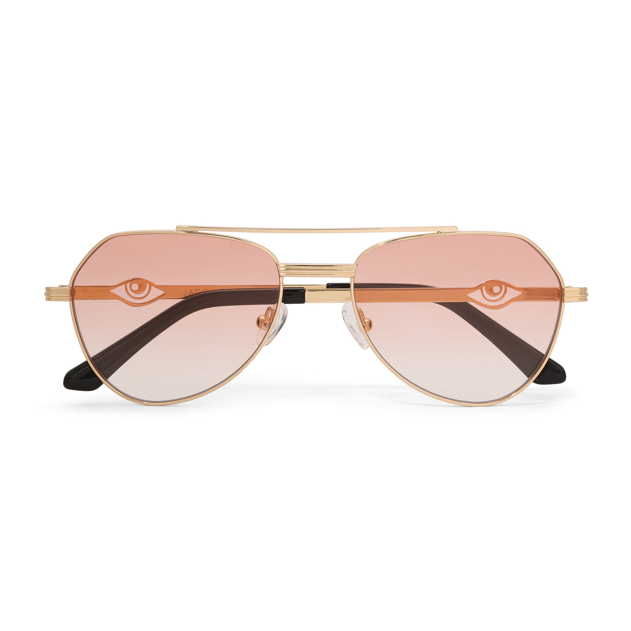 Jacquie Aiche Sacred Gaze Aviator Morganite Sunglasses