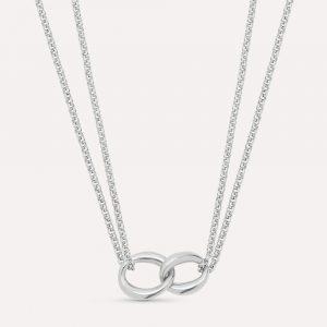 Dinny Hall Wave Double Link Necklace