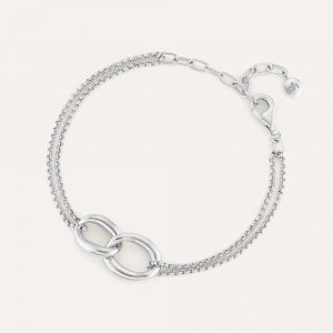 Dinny Hall Wave Double Link Bracelet