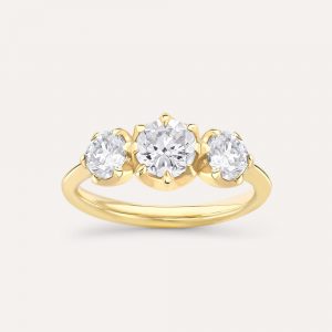 Dinny Hall Elyhara Medium Trilogy Lab-Grown Diamond Ring