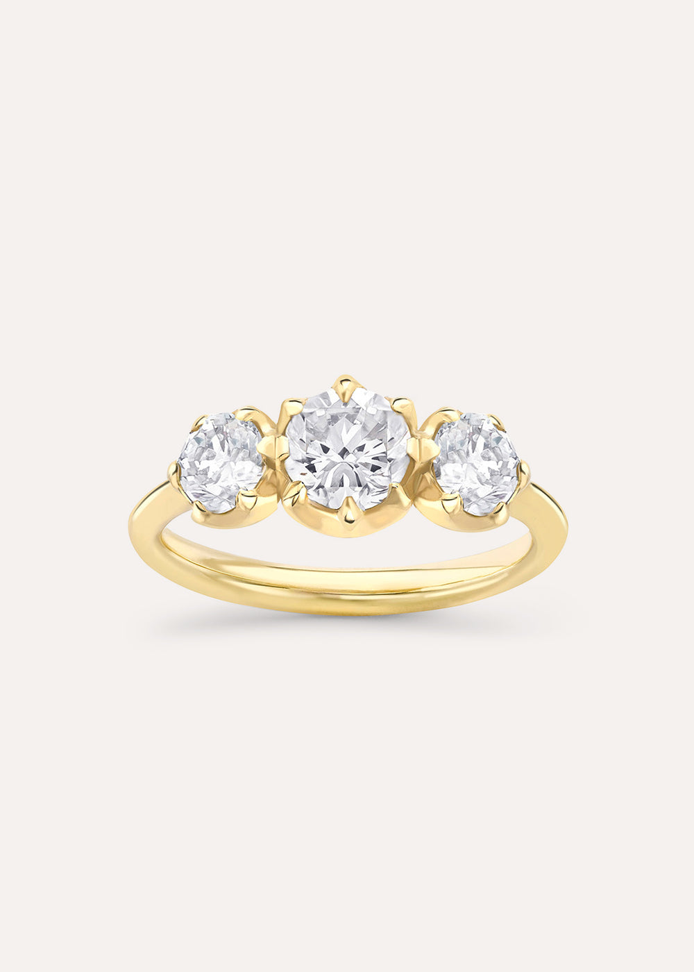 Dinny Hall Elyhara Medium Trilogy Lab-Grown Diamond Ring