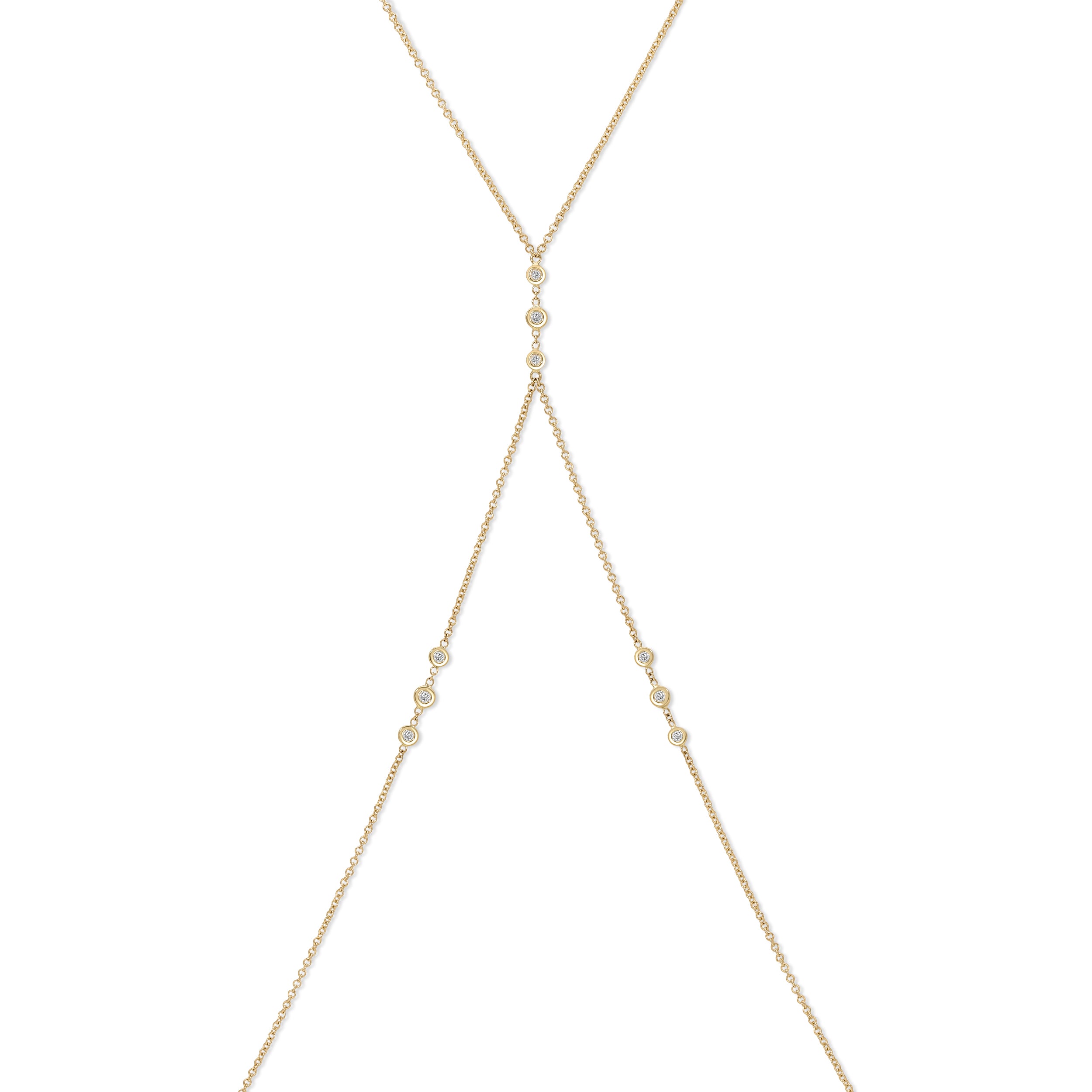 Jacquie Aiche 3 + 6 Diamond Bezel Bodychain
