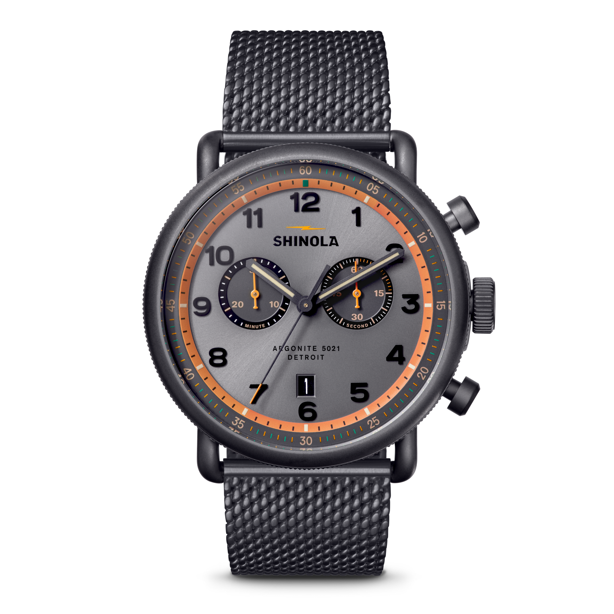 Shinola Canfield C56 Chronograph Watch - Cool Gray