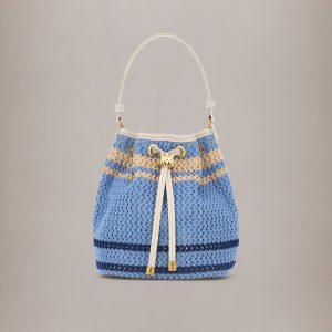 Amiri WOMEN - WOMEN'S MICRO MA BUCKET BAG - Blue