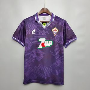 E Jerseys Retro Fiorentina Home Shirt 92/93