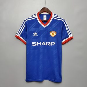 E Jerseys Retro Man United Away Shirt 1986/87