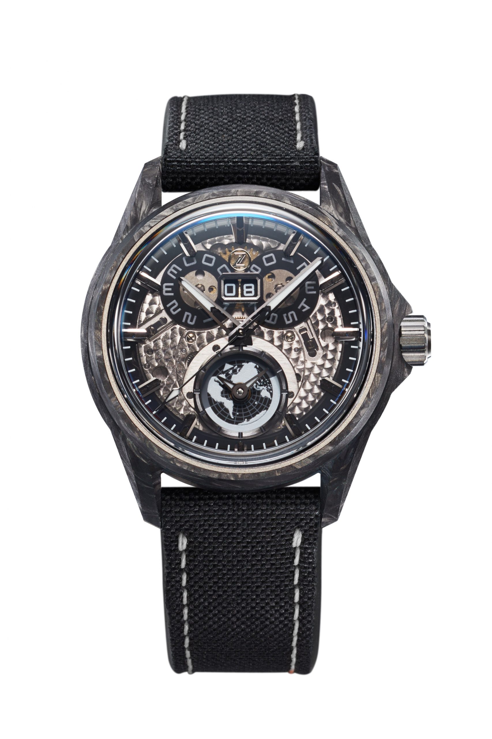 Zelos Spearfish Dual Time Carbon 'Moonscape'