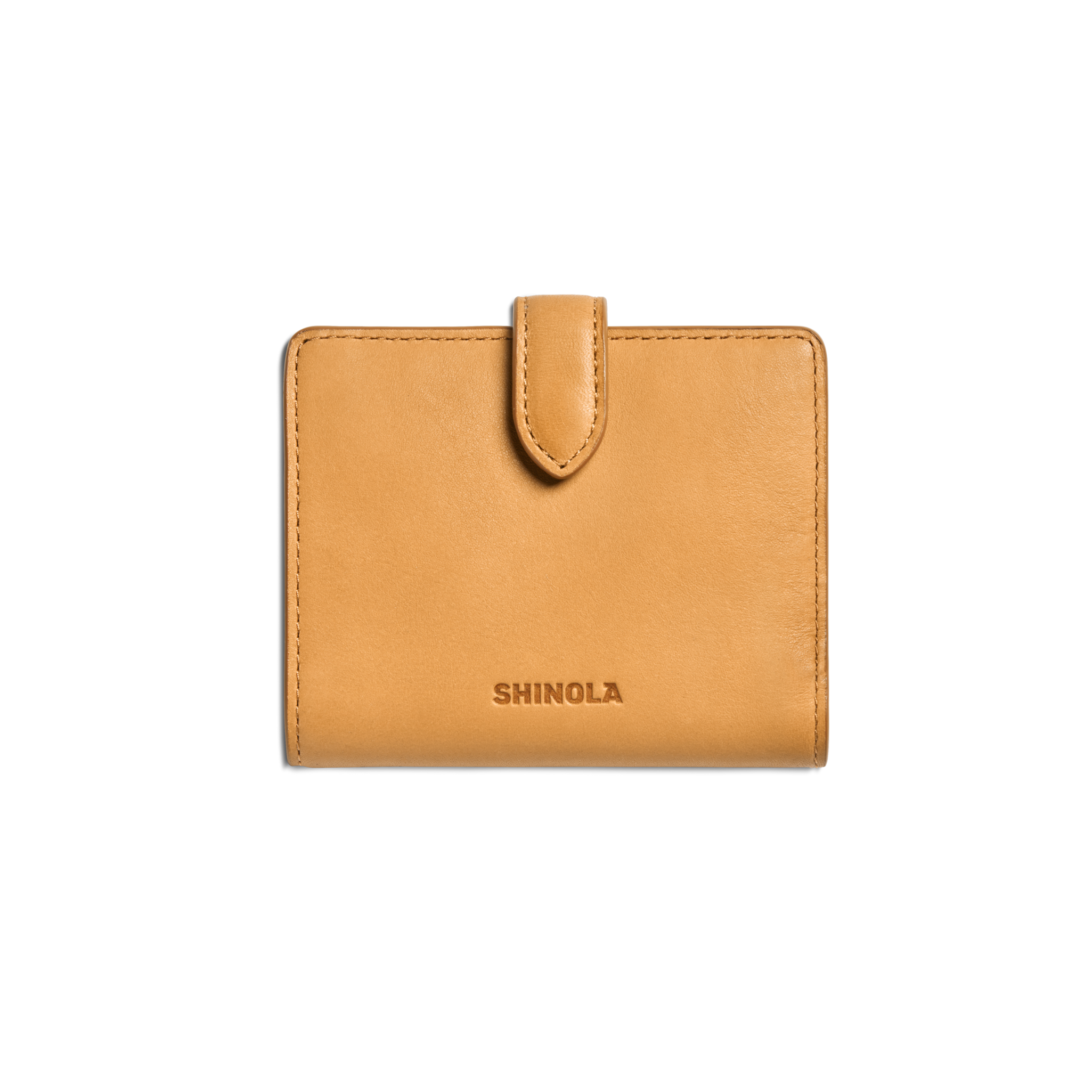 Shinola Small Snap Wallet - Honey