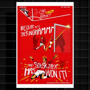 Shop Football And Solskjaer Has Won It - Poster