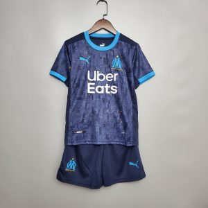 E Jerseys Marseille Away Kids Shirt 20/21