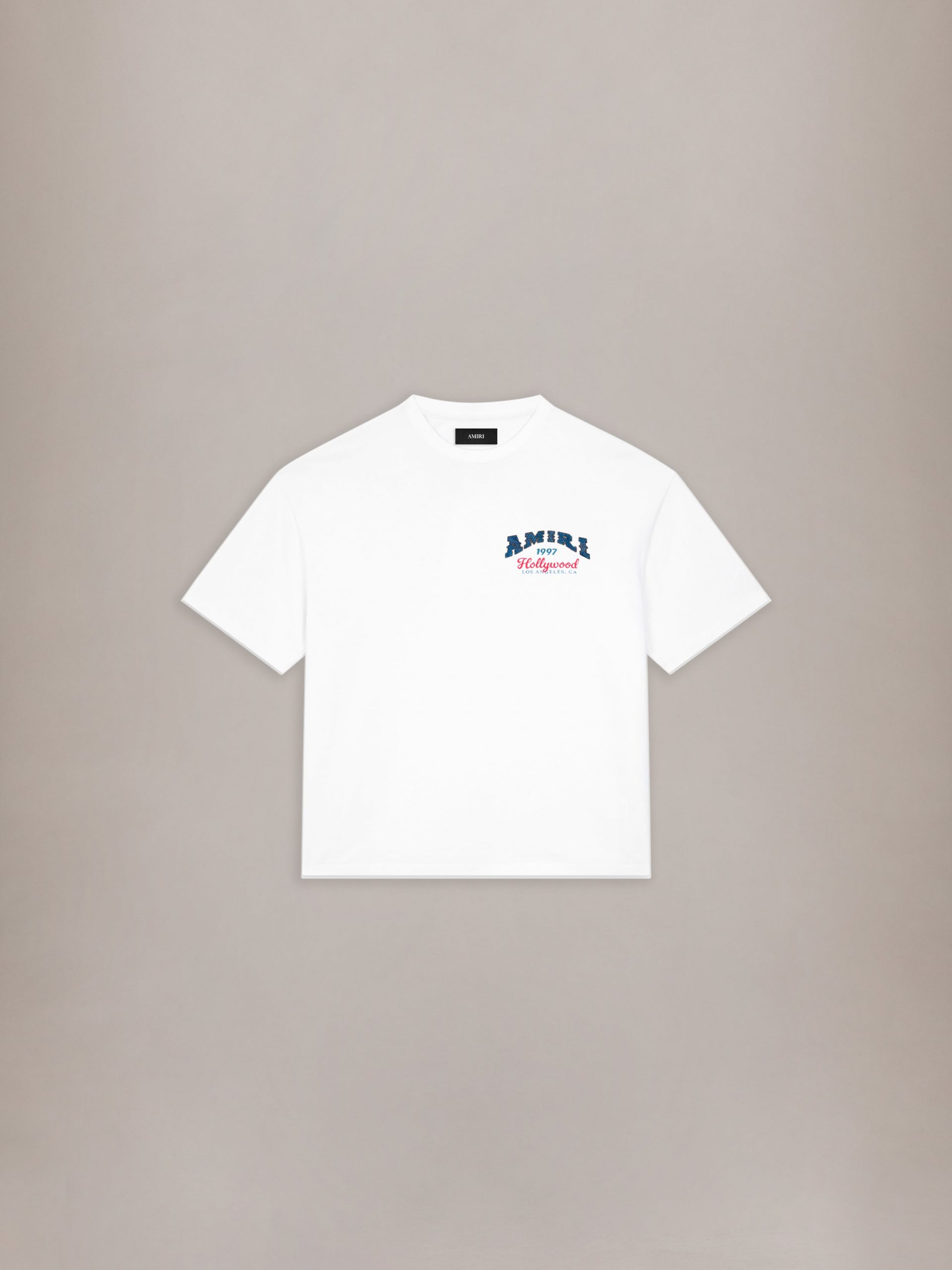 AMIRI HOLLYWOOD OVERSIZED TEE - White