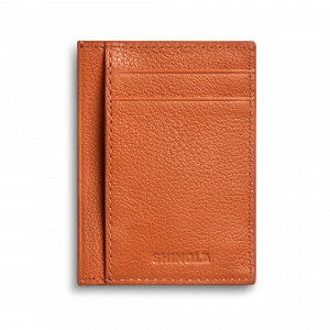 Shinola Canfield ID Card Holder - Rust