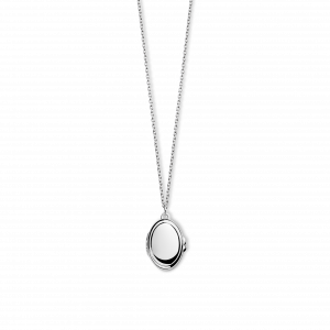 Shinola Heirloom Petite Locket Necklace - Sterling Silver