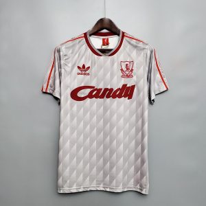 E Jerseys Retro Liverpool Candy Shirt 89/90