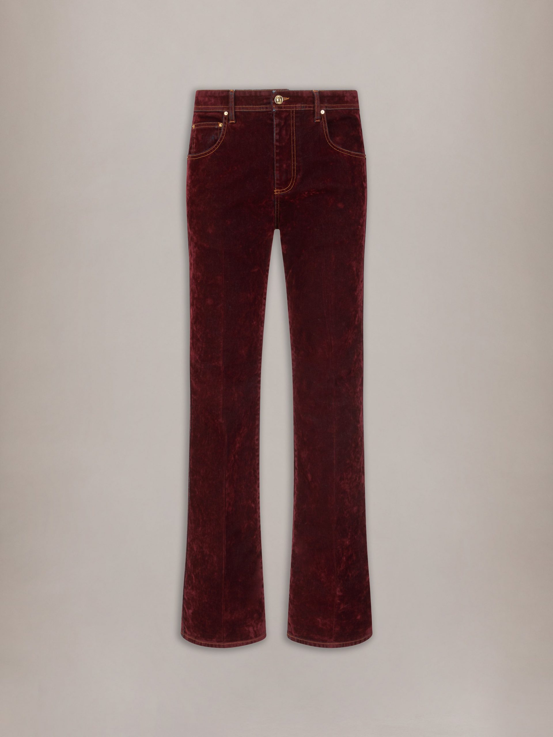 Amiri VINTAGE CUT FLOCK DENIM JEAN - Brick