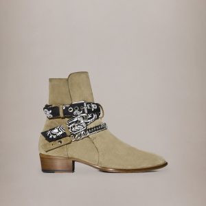 Amiri BANDANA BUCKLE BOOT - COGNAC