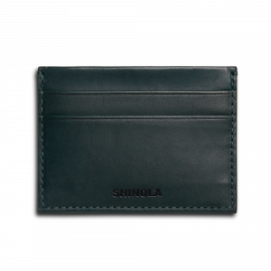 Shinola 5 Pocket Card Case - Emerald