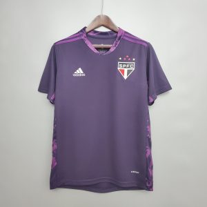 E Jerseys Sao Paolo Goalkeeper Purple Shirt 20-21