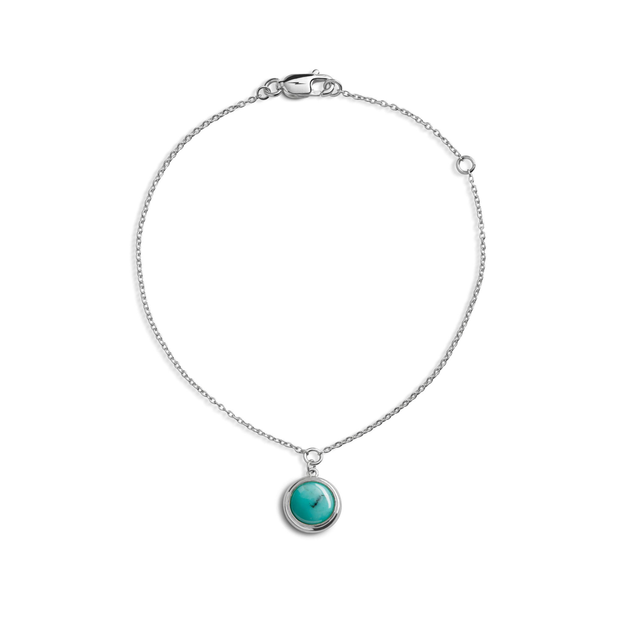 Shinola Heirloom Turquoise Charm Bracelet