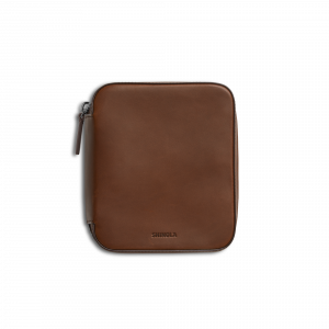 Shinola Four Watch Travel Case - Medium Brown