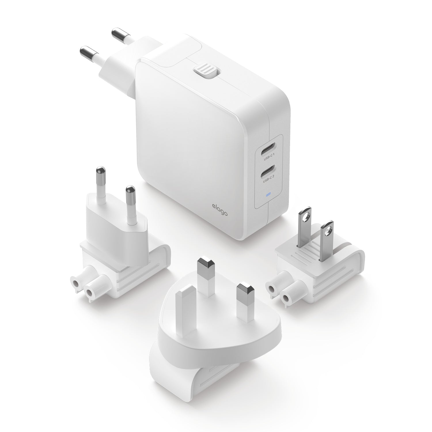 elago 65W Dual USB-C Universal Power Adapter
