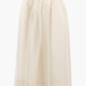 Khaite Adara Skirt in Cream