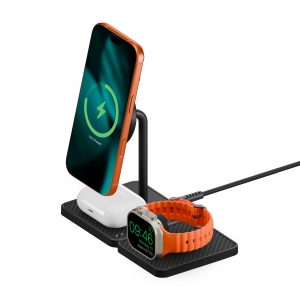 Mous Wireless Charging Stand and Apple Watch Charger - Aramid Fibre