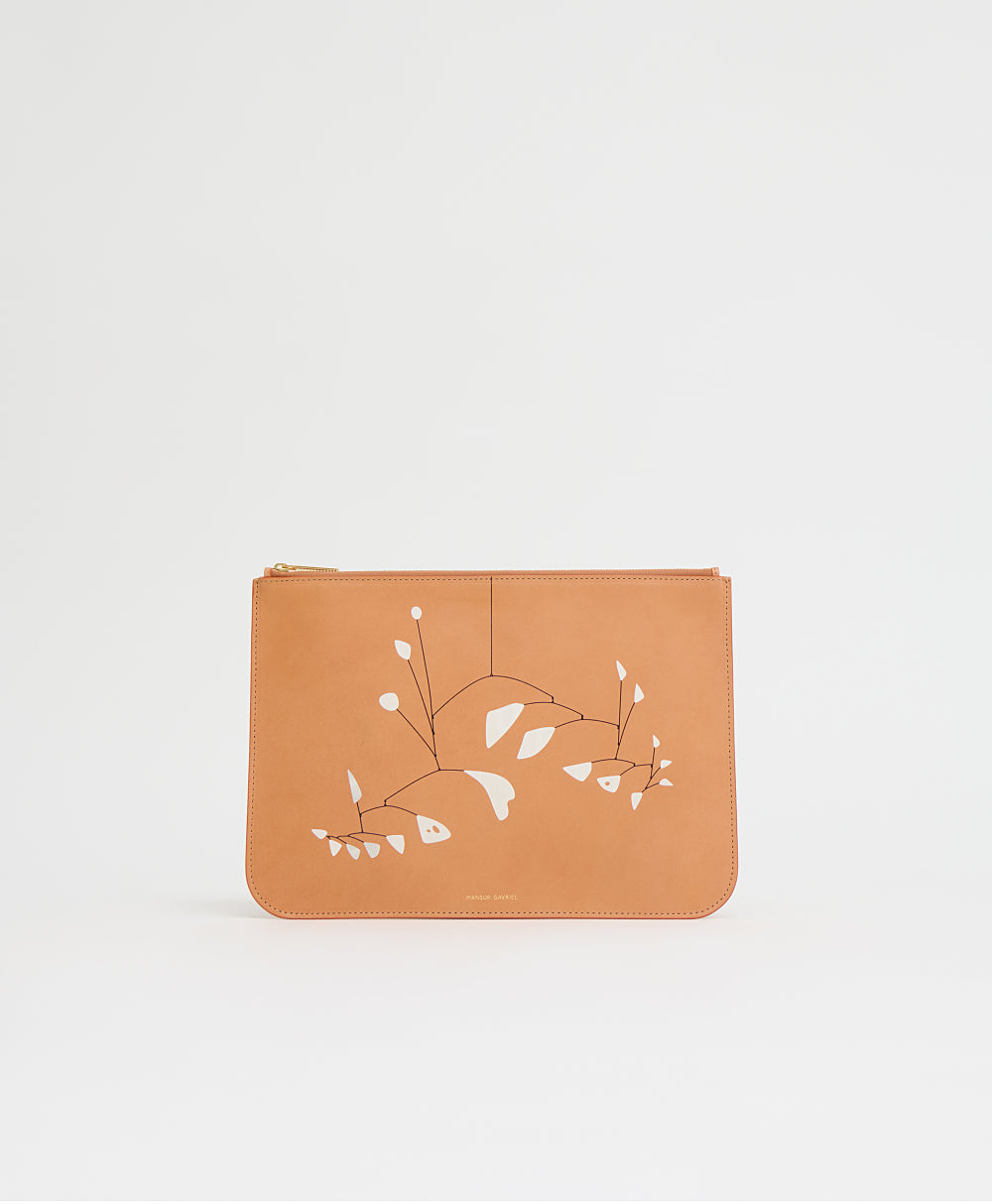 Mansurgavriel Alexander Calder Large Wallet - Cammello