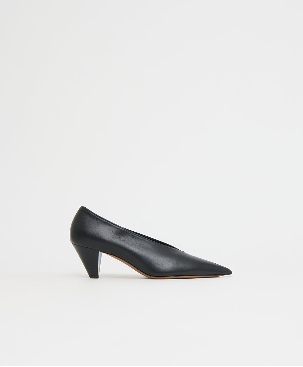 Mansurgavriel Kiki Heel - Black