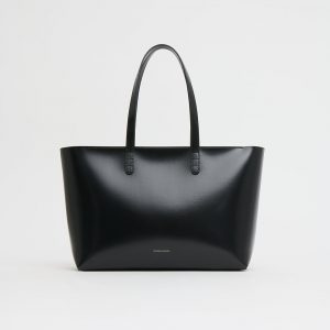 Mansurgavriel Small Zip Tote - Spazzolato/Black/Flamma