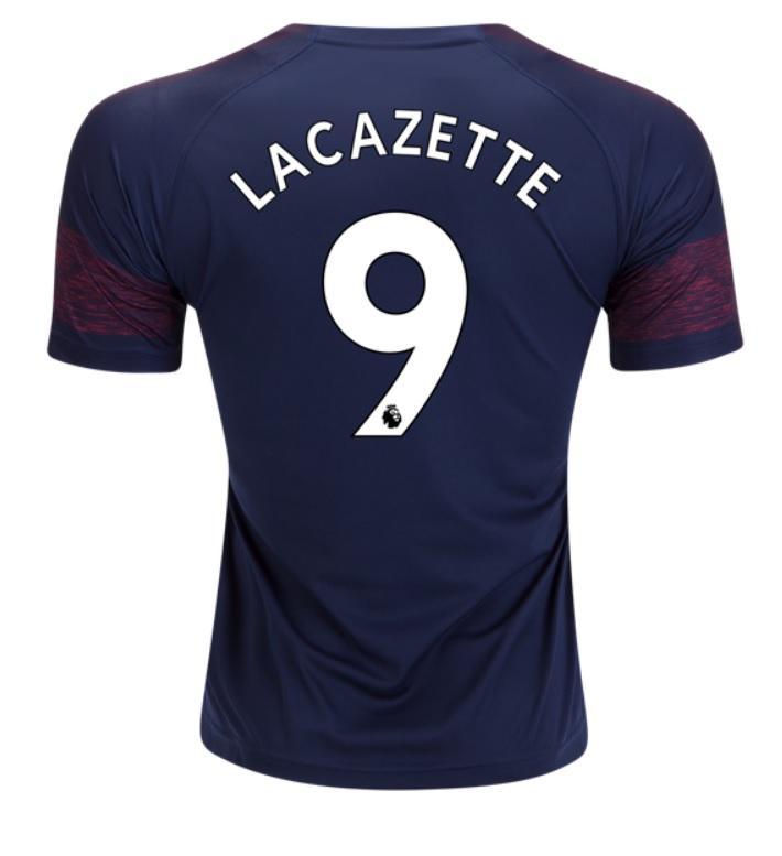Soccer Jersey Club Arsenal Lacazette Away Jersey 2018/19