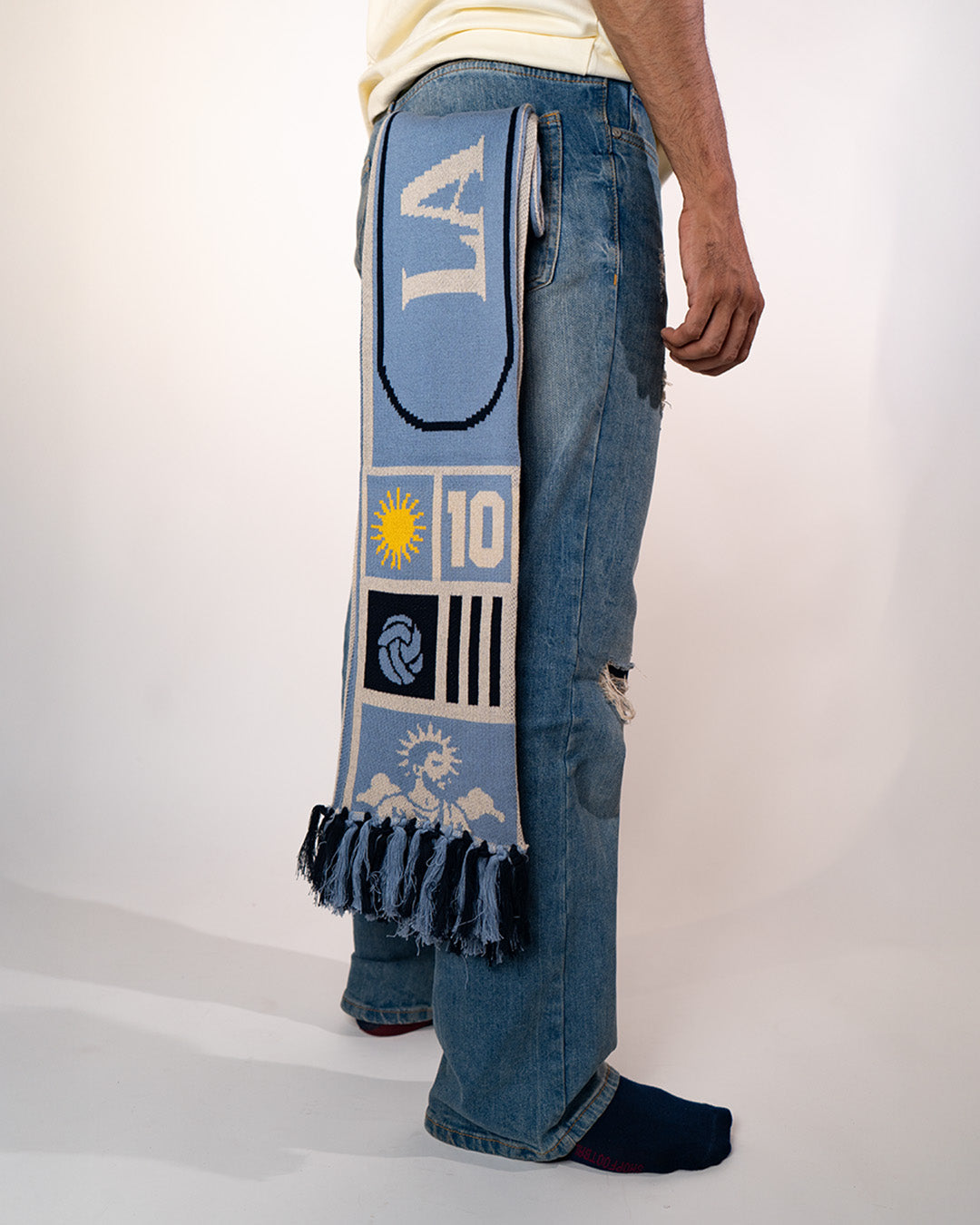 Shop Football Argentina Knitted Scarf