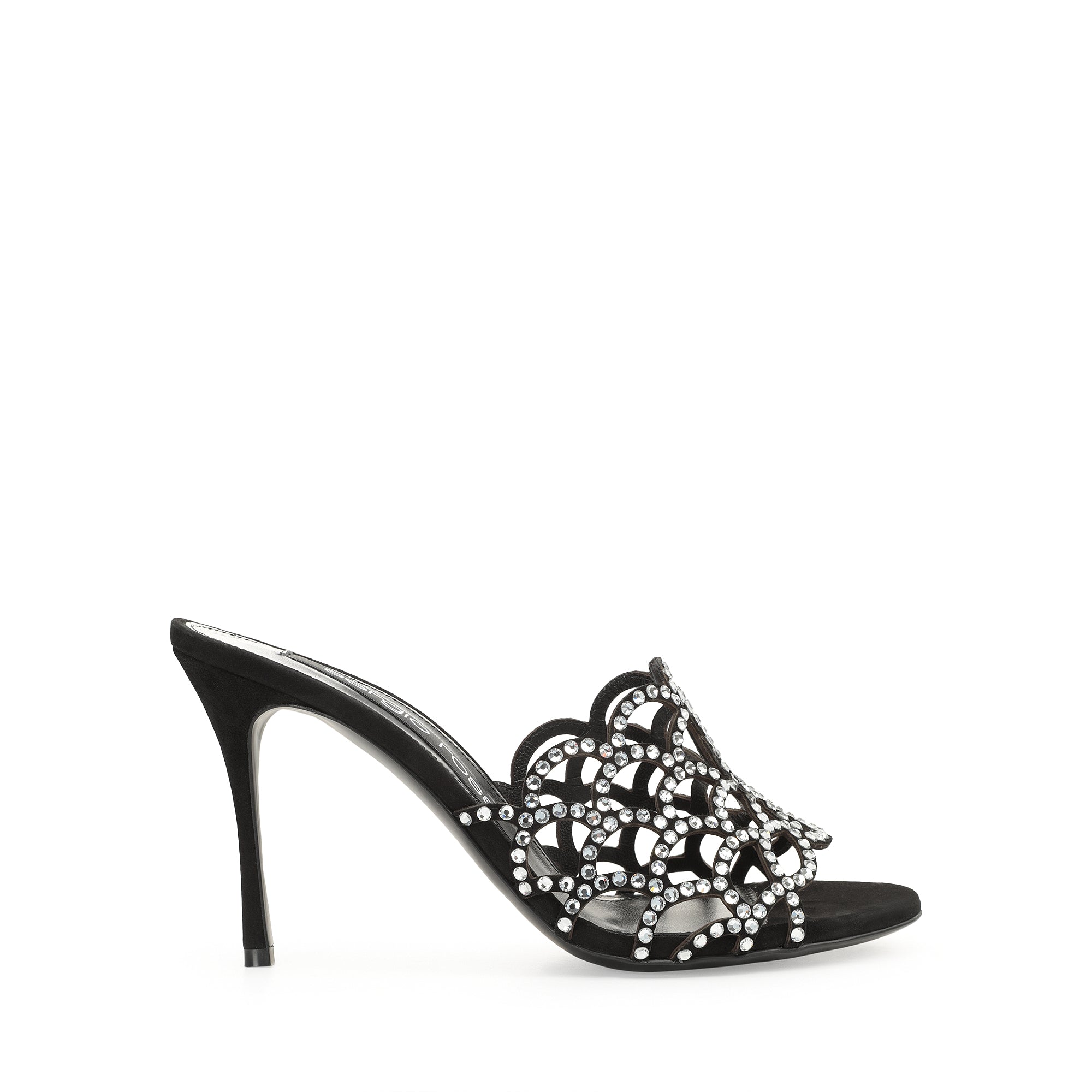 Sergio Rossi Mermaid Sandal - Black
