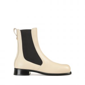 Sergio Rossi Avenue Chelsea Boot - Parchment