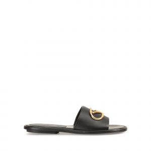 Sergio Rossi Surge Slide - Black